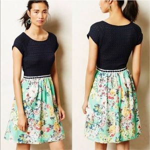 Anthropologie Weston Wear Floral Acata Tea Dress